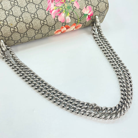 GUCCI Dionysus GG Blooms Shoulder Bag beige WS30482