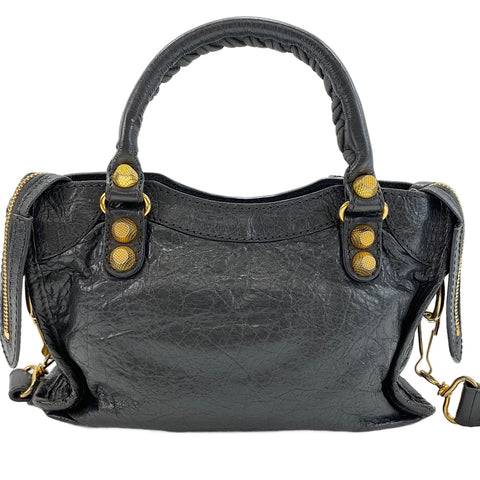 BALENCIAGA Classic City Mini Giant 2WAY Handbag gray WS30483