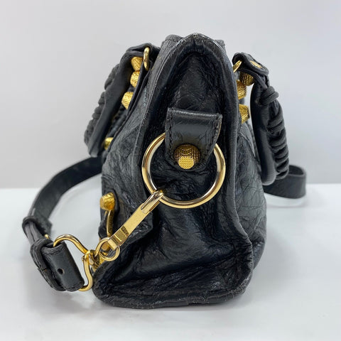 BALENCIAGA Classic City Mini Giant 2WAY Handbag gray WS30483