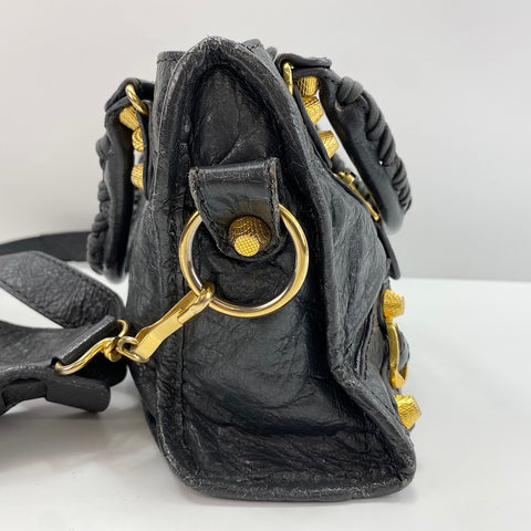 BALENCIAGA Classic City Mini Giant 2WAY Handbag gray WS30483