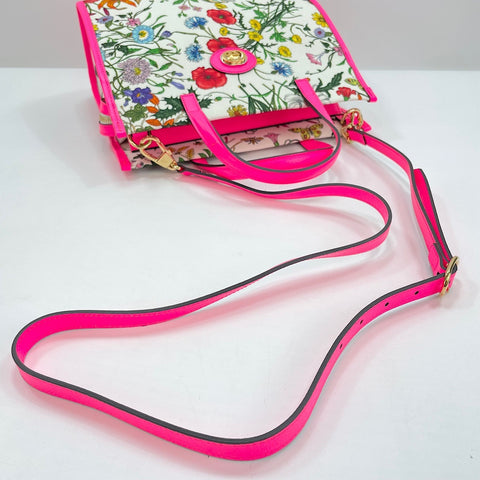 GUCCI Flora 2WAY Handbag multicolor WS30485
