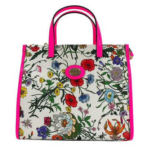 GUCCI Flora 2WAY Handbag multicolor WS30485
