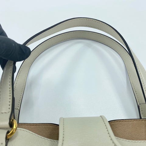 GUCCI GG Marmont Tote Bag white WS30486