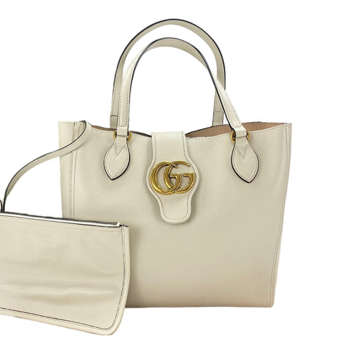 GUCCI GG Marmont Tote Bag white WS30486