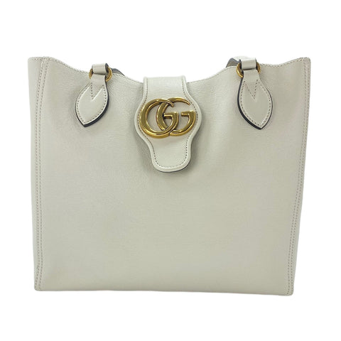 GUCCI GG Marmont Tote Bag white WS30486