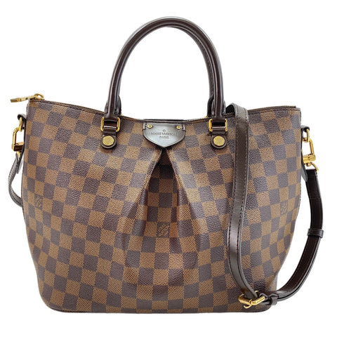 LOUIS VUITTON Siena MM Handbag Brown WS30487