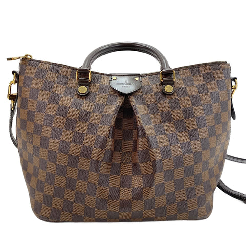 LOUIS VUITTON Siena MM Handbag Brown WS30487