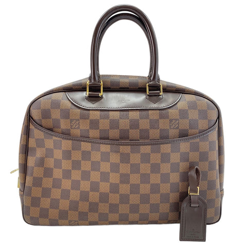LOUIS VUITTON Deauville SP Order Handbag Brown WS30488