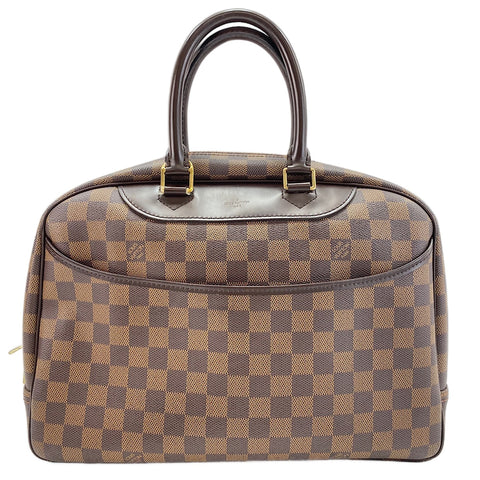 LOUIS VUITTON Deauville SP Order Handbag Brown WS30488