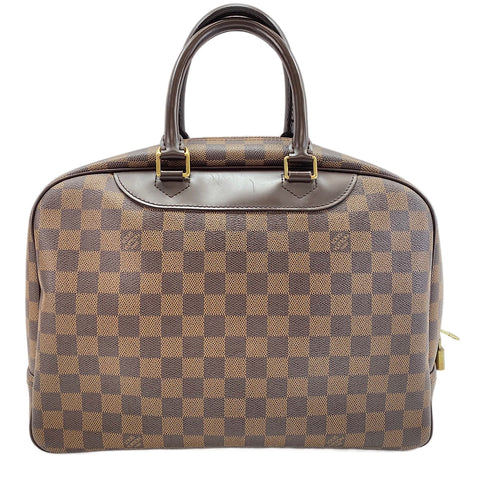 LOUIS VUITTON Deauville SP Order Handbag Brown WS30488