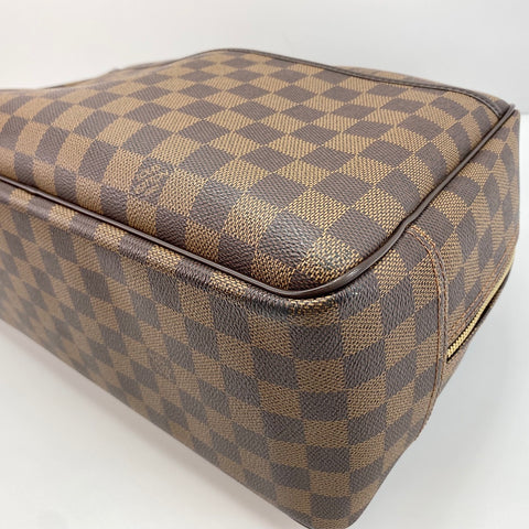 LOUIS VUITTON Deauville SP Order Handbag Brown WS30488