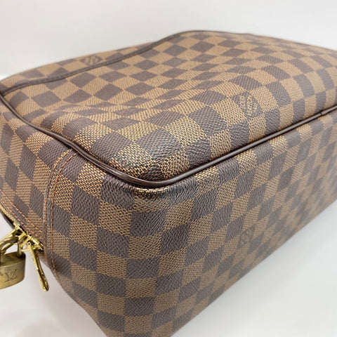 LOUIS VUITTON Deauville SP Order Handbag Brown WS30488