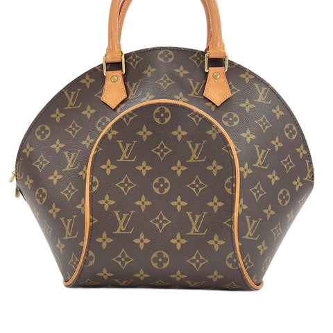 LOUIS VUITTON Ellipse MM Handbag Brown WS30489