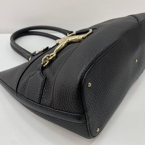 GUCCI Horsebit Tote Bag black WS30490