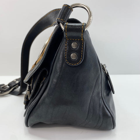 Christian Dior Gaucho mini Shoulder Bag black WS30492