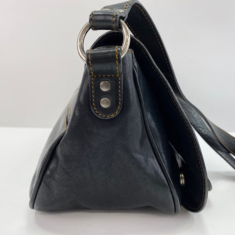 Christian Dior Gaucho mini Shoulder Bag black WS30492