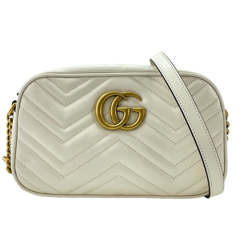 GUCCI GG Marmont Shoulder Bag white WS30494