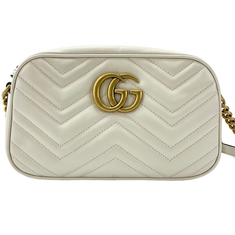 GUCCI GG Marmont Shoulder Bag white WS30494