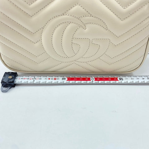 GUCCI GG Marmont Shoulder Bag white WS30494