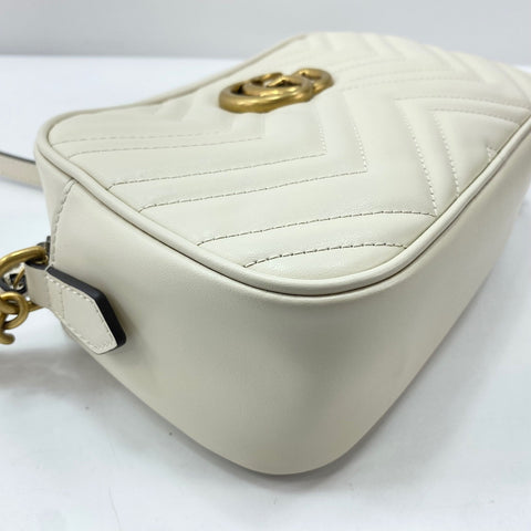 GUCCI GG Marmont Shoulder Bag white WS30494