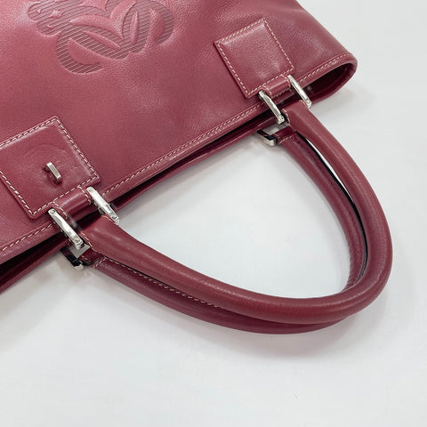 LOEWE Amazona 28 Anagram Handbag Red WS30498