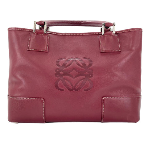 LOEWE Amazona 28 Anagram Handbag Red WS30498