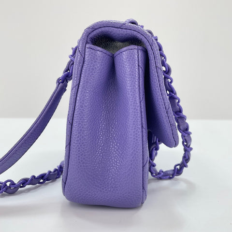 CHANEL Mini Matelass Shoulder Bag purple WS30501