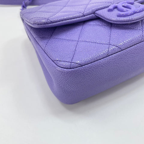 CHANEL Mini Matelass Shoulder Bag purple WS30501