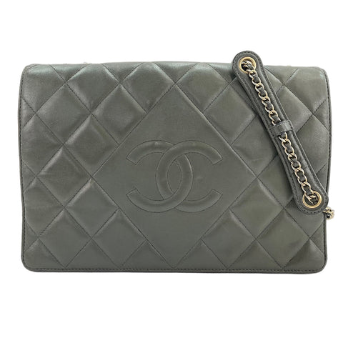 CHANEL Shoulder Bag khaki WS30503