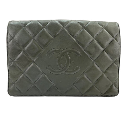 CHANEL Shoulder Bag khaki WS30503