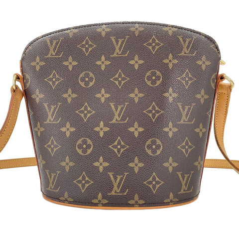 LOUIS VUITTON Druo Shoulder Bag Brown WS30505