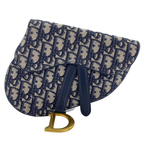 Christian Dior Oblique, 2-way Waist bag Navy WS30506
