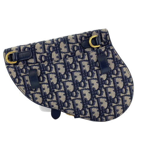Christian Dior Oblique, 2-way Waist bag Navy WS30506