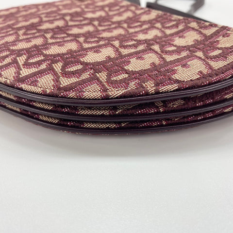 Christian Dior Trotter Shoulder Bag wine-red WS30507