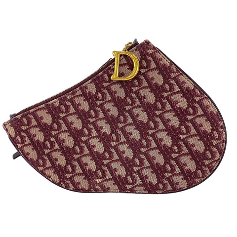 Christian Dior Trotter Shoulder Bag wine-red WS30507