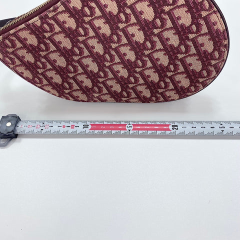 Christian Dior Trotter Shoulder Bag wine-red WS30507