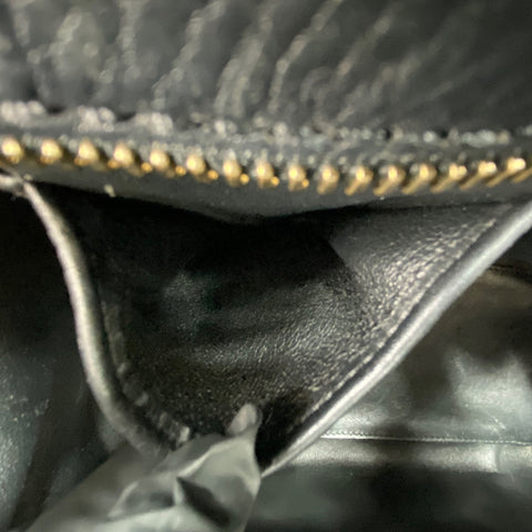 CELINE Luggage Micro Shopper Handbag black WS30509