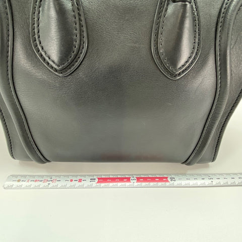 CELINE Luggage Micro Shopper Handbag black WS30509