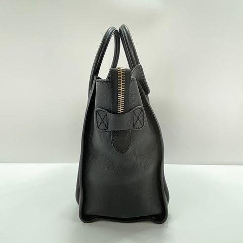 CELINE Luggage Micro Shopper Handbag black WS30509
