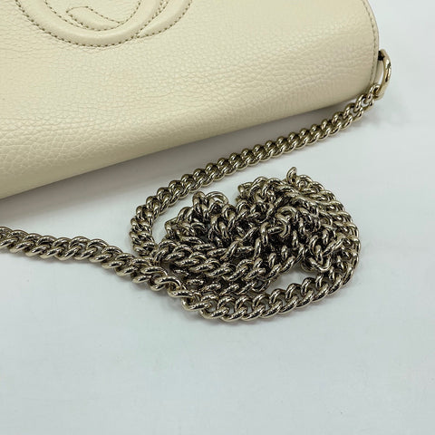 GUCCI Soho Shoulder Bag white WS30511