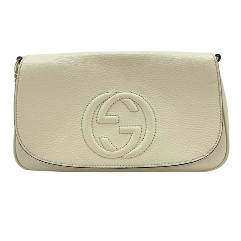 GUCCI Soho Shoulder Bag white WS30511