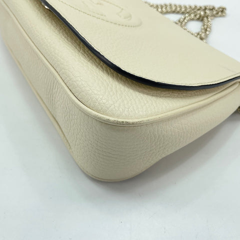 GUCCI Soho Shoulder Bag white WS30511