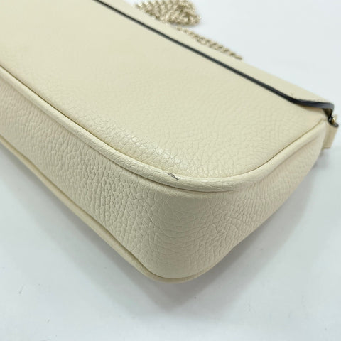 GUCCI Soho Shoulder Bag white WS30511