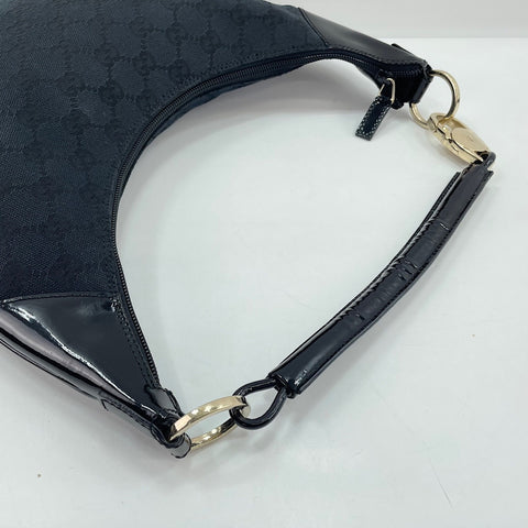 GUCCI Half moon Handbag black WS30514