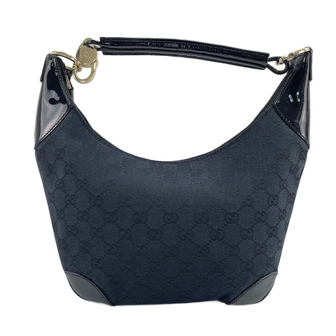 GUCCI Half moon Handbag black WS30514