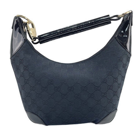 GUCCI Half moon Handbag black WS30514