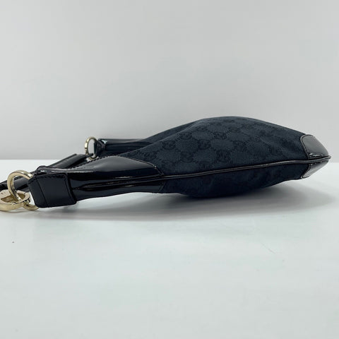 GUCCI Half moon Handbag black WS30514