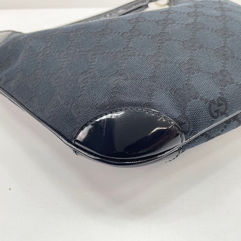 GUCCI Half moon Handbag black WS30514