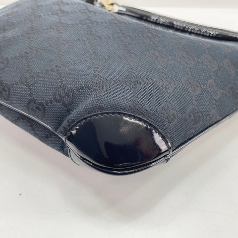 GUCCI Half moon Handbag black WS30514