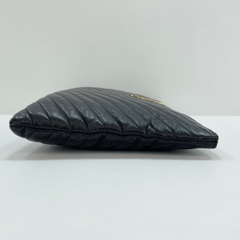 YVES SAINT LAURENT V-stitch, Cassandra Clutch bag black WS30518